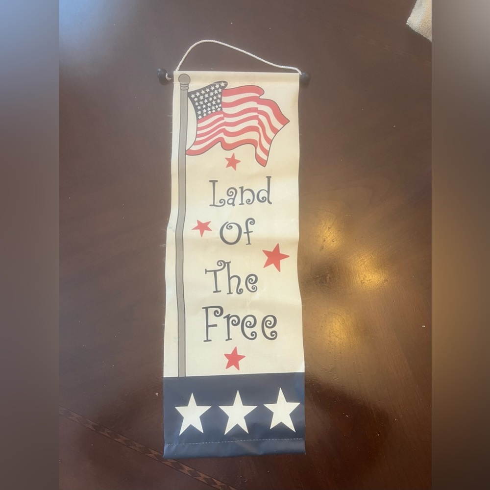 Land Of The Free Vinyl Wall Art